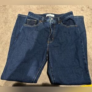 Abercrombie & Fitch Curve Love High Rise Super Skinny Ankle Jean